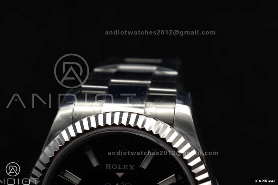 ZF SS Black on Sky-Dweller 326934 Edition Dial WellDesigned 904L A 1087 SS Best 1:1 Bracelet 0216